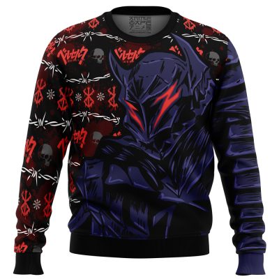 Struggler Berserk Ugly Christmas Sweater FRONT mockup - Berserk EU Store