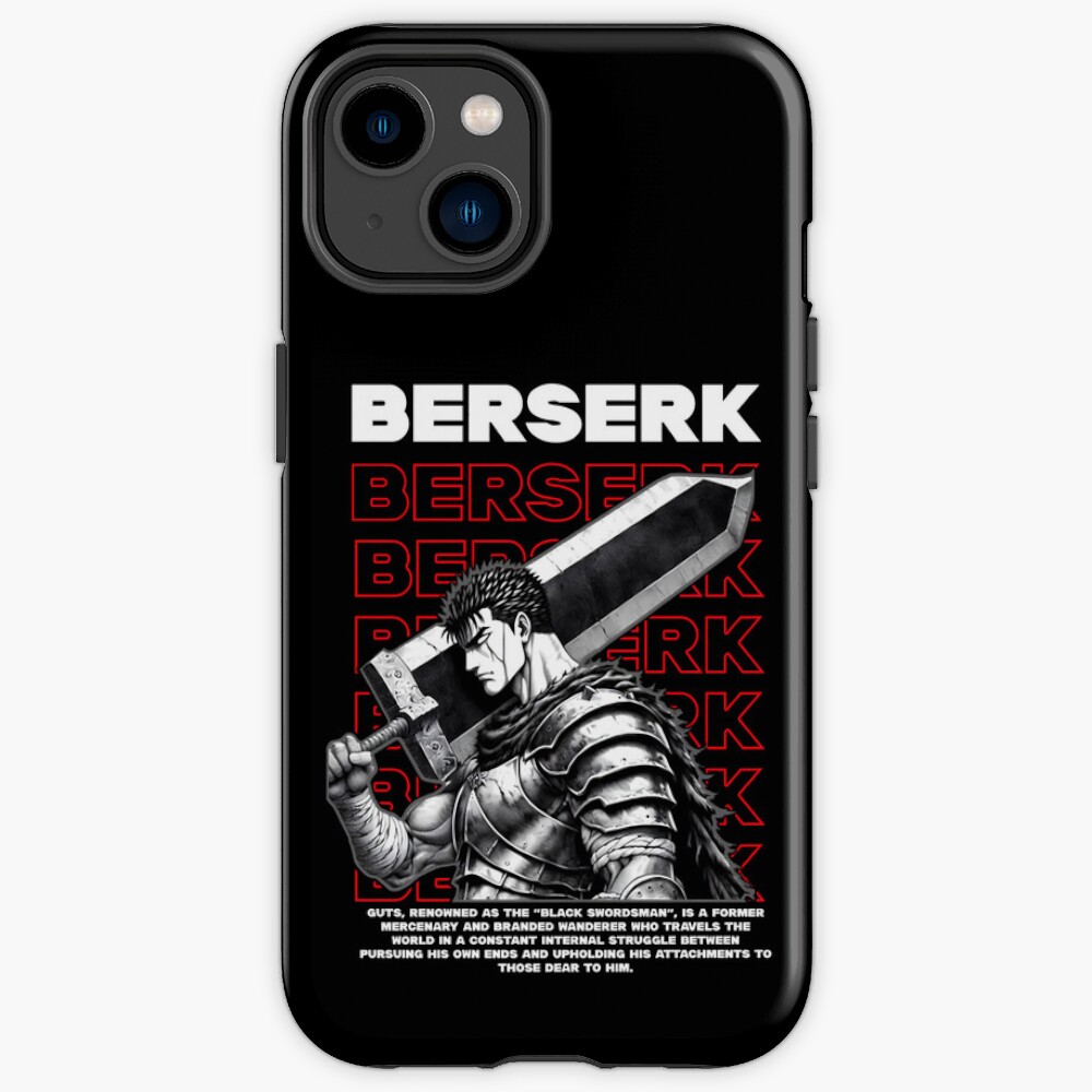 Berserk Guts With His Sword Iphone Case