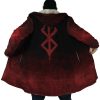 Brand of Sacrifice Berserk AOP Hooded Cloak Coat NO HOOD Mockup - Berserk EU Store