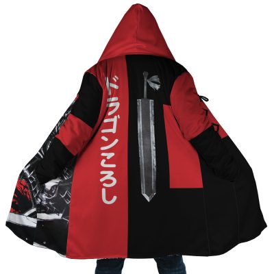 Guts Dragonslayer Berserk AOP Hooded Cloak Coat MAIN Mockup - Berserk EU Store