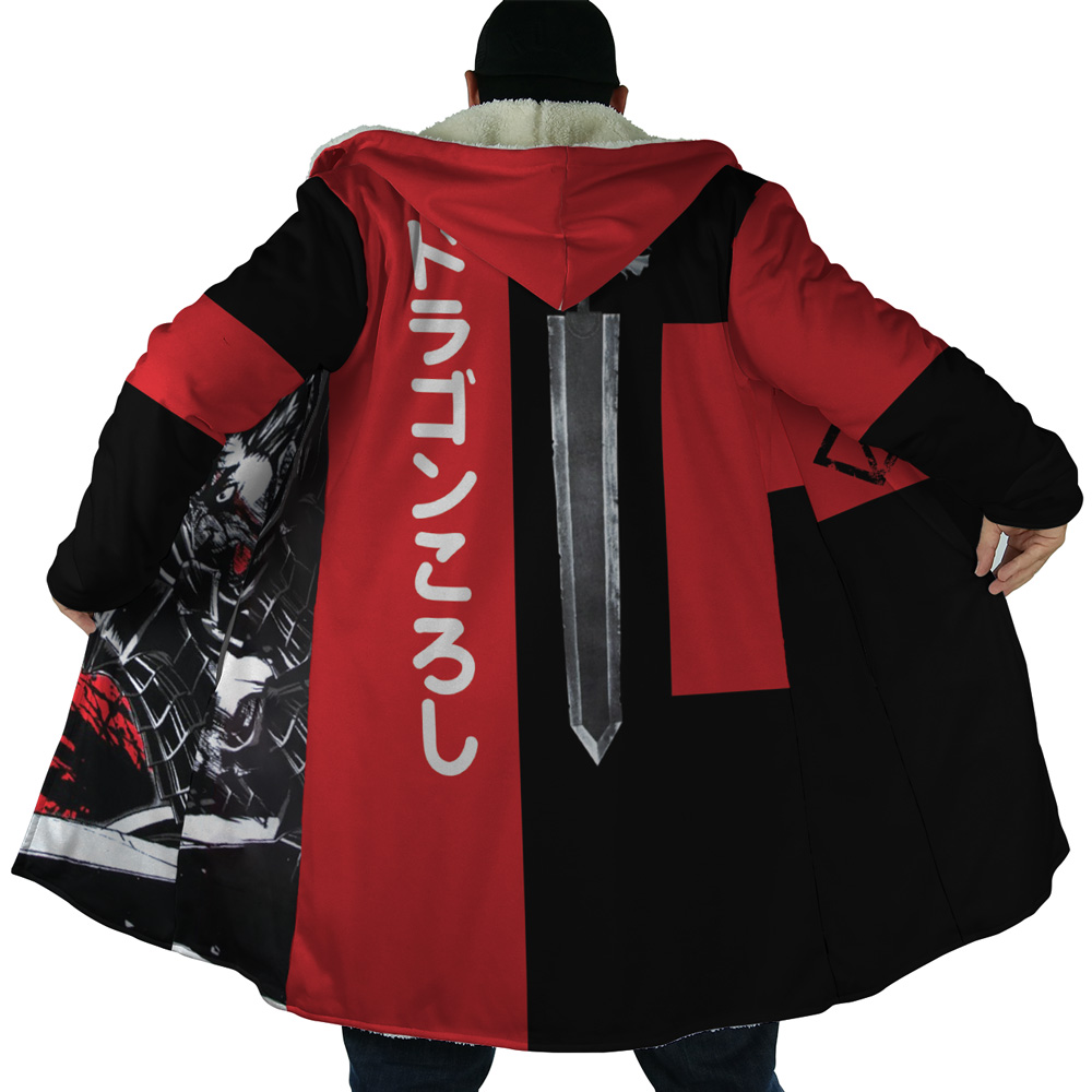 Guts-Dragonslayer-Berserk_AOP-Hooded-Cloak-Coat-NO-HOOD_Mockup Guts Dragonslayer Berserk AOP Hooded Cloak Coat NO HOOD Mockup - Berserk EU Store