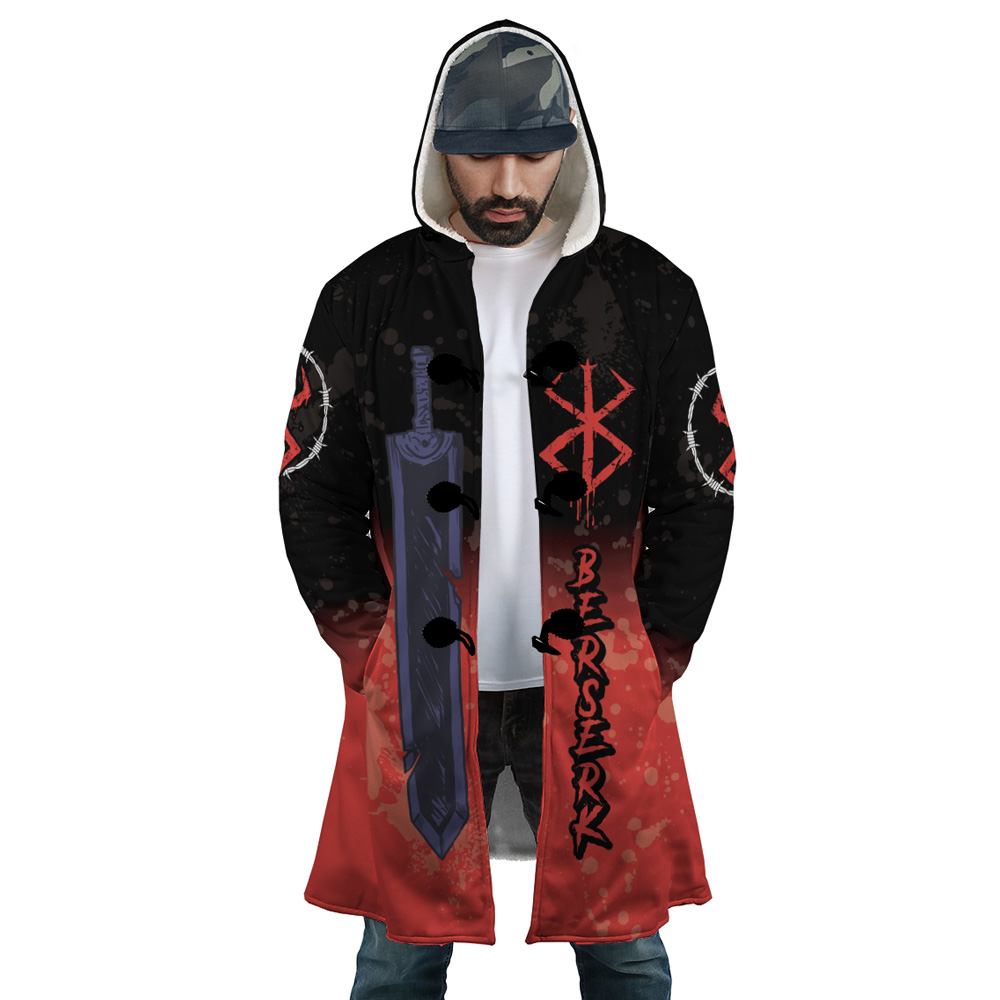 Struggler-Berserk_AOP-Hooded-Cloak-Coat-FRONT_Mockup Struggler Berserk AOP Hooded Cloak Coat FRONT Mockup - Berserk EU Store